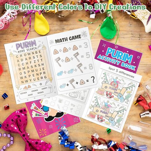 كتب أنشطة يوم الأرض للأطفال - 24pcs إنقاذ ألعاب Earth Mini Coloring Book مجموعة متاهات بالسكان Word Searr in Kuwait