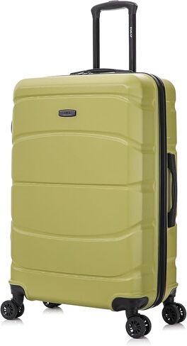 Dukap Sense Hardside Luggage مع عجلات Spinner | 24 في حقيبة سفر متوسطة متوسطة خفيفة الوزن للسفر | سستة Clouser بدلة مع مقابض هلام وعربات | الشمبانيا in Kuwait