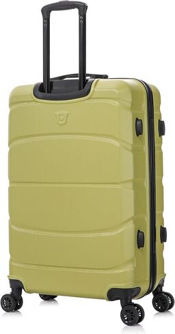Dukap Sense Hardside Luggage مع عجلات Spinner | 24 في حقيبة سفر متوسطة متوسطة خفيفة الوزن للسفر | سستة Clouser بدلة مع مقابض هلام وعربات | الشمبانيا in Kuwait