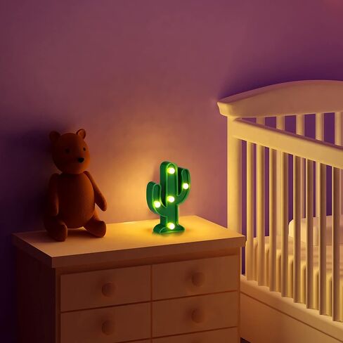 Kathfly 8 أجهزة كمبيوتر LED LEG LIGHT LIGHT CACTUS NIGHT TABLE LAMP صبار الصبار ديكورات صغيرة مصباح مصباح LED LED لغرفة نوم Garden Home Cinco de Mayo Mexican Party Decor Gift (2.76 × 4.72 × 0.98 بوصة) in Kuwait