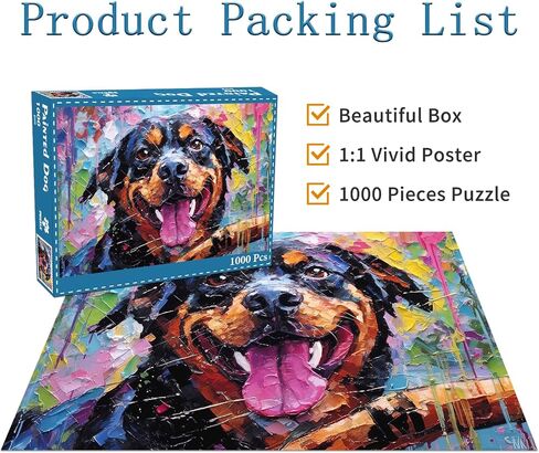 Jigsaw Puzzles for Adults 1000 Pieces, Interlock Perfectly Letter on Back No Dust, Home Decor Birthday Party Gift Toy for Men Women Elders Seniors, 1:1 Poster(Charming Streets Scene) in Kuwait