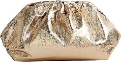 PHILOMENA Dressy Vegan Leather Clutch Purse for Women, Soft Pleated PU Evening Purse for Weddings, Proms in Kuwait