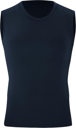 Blueleaf Boys Sleeveless Compression Shirt Youth Mesh Back Tank Tops Kids Athletic Basketball Undershirts in Kuwait