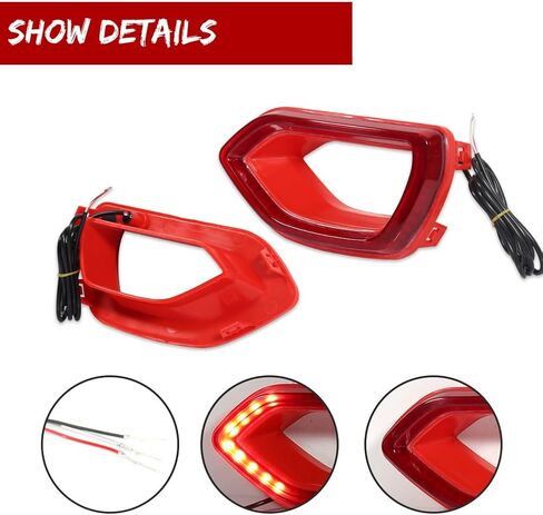 GTINTHEBOX for 2015 2016 2017 2018 2019 2020 2021 Dodge Charger SRT Scat Pack Pig Nose Grille Lights Smoked Switchback LED White DRL Amber Sequential Turn Signal Lamp in Kuwait