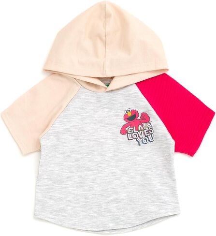 Sesame Street Cookie Monster Pullover Hoodie and French Terry Shorts Newborn to Toddler in Saudi Arabia
