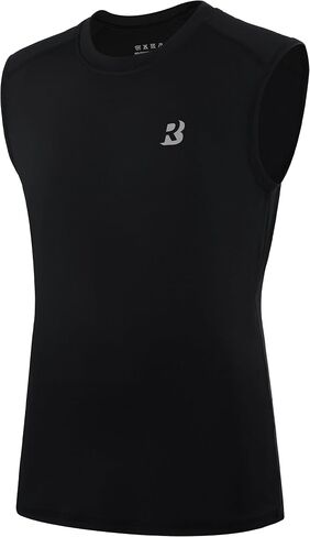 Roadbox Boys Sleeveless Compression Shirts, Youth Quick-Dry Undershirt, Athletic Tank Tops for Basketball Sports in Kuwait