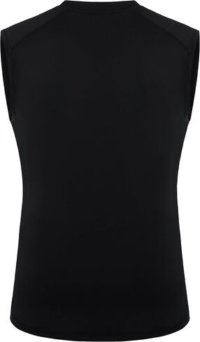 Roadbox Boys Sleeveless Compression Shirts, Youth Quick-Dry Undershirt, Athletic Tank Tops for Basketball Sports in Kuwait
