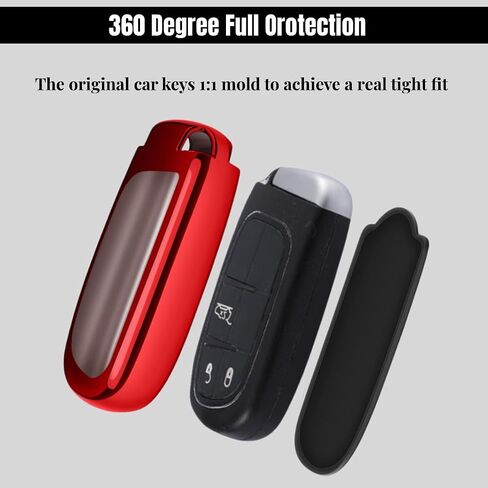 Compatible with Dodge Key Fob Cover with Keychain Soft TPU Protection Key Case for Dodge RAM Durango Challenger Key in Kuwait