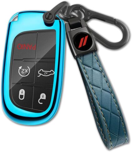Compatible with Dodge Key Fob Cover with Keychain Soft TPU Protection Key Case for Dodge RAM Durango Challenger Key in Kuwait