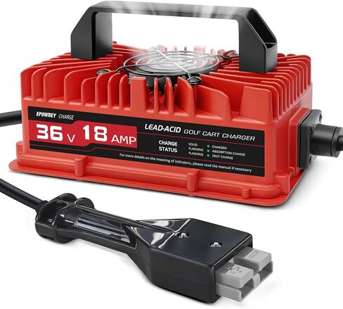 18 AMP 36 Volt Golf Cart Battery Charger for EZGO TXT D Style Plug in Kuwait