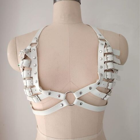 Fashionable Leather Corset, Versatile Nightclub & Beachwear, V-Neck Adjustable Strap Top in Kuwait
