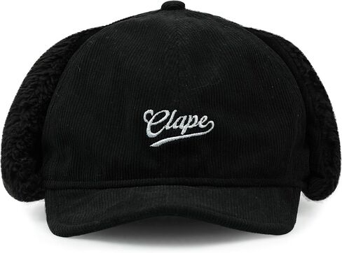 CLAPE Men Winter Baseball Cap, Outdoor Windproof Warm Fleece Trapper Hat w/Visor & Earflap for Clod Weather, Adjustable Size in Saudi Arabia