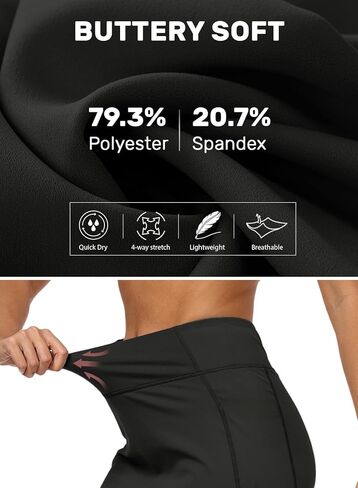 Hiverlay Skorts for Women High Waisted Tennis Skirt with Pocket Golf Skirts Built-in Shorts for Pickleball Running Workout in Kuwait