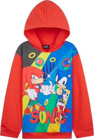 Sonic The Hedgehog Hoodie for Boys Teens Shadow Knuckles Tails Warm Hooded Sweatshirt Casual Pullover in Kuwait