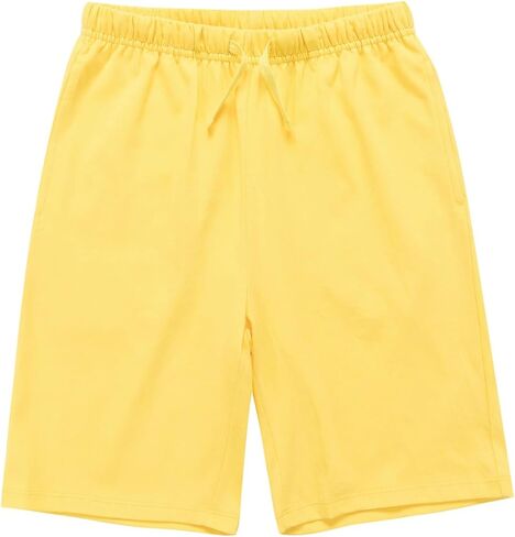 Kids Unisex 100% Cotton Casual Pull On Shorts for Boys and Girls 4-12 Years in Kuwait