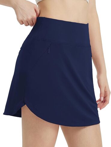 baleaf Women's Golf Skirts with 5 Pockets High Waisted Skorts Tennis Athletic Running in Saudi Arabia