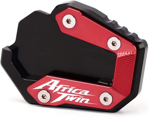 Motorcycle Side Stand Extension Kickstand Plate Compatible With H.onda CRF1100L Africa Twin Adventure Sports/DCT 2020-2024 | Foot Pad Support CRF 1100 L 1100L CRF1100 L Accessories (black) in Kuwait