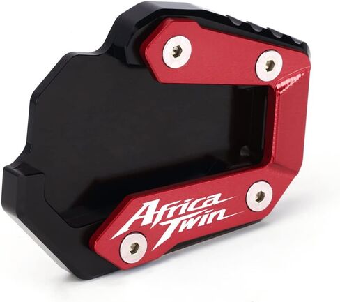 Motorcycle Side Stand Extension Kickstand Plate Compatible With H.onda CRF1100L Africa Twin Adventure Sports/DCT 2020-2024 | Foot Pad Support CRF 1100 L 1100L CRF1100 L Accessories (black) in Kuwait