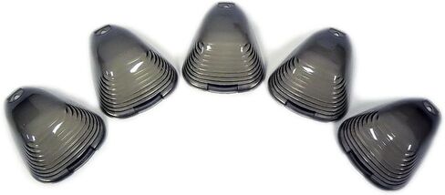 5pcs cab marker smoke cover chome smoke ، cab rowd rowd rowd rowd ، top light for 1999-2016 Ford F150 F250 F350 F450 F550 F650 F750 E150 E250 E350 E450 Super Duty Pickup (Cover) in Kuwait