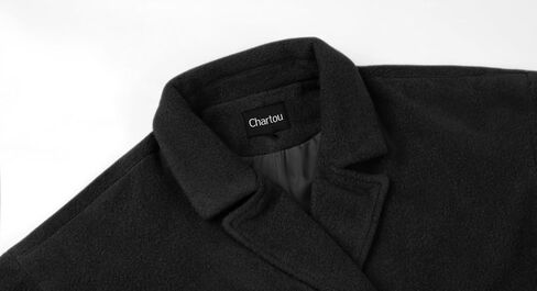 CHARTOU Women Oversized Long Winter Coats Warm Wool Blend Pea Trench Coat Overcoat in Saudi Arabia
