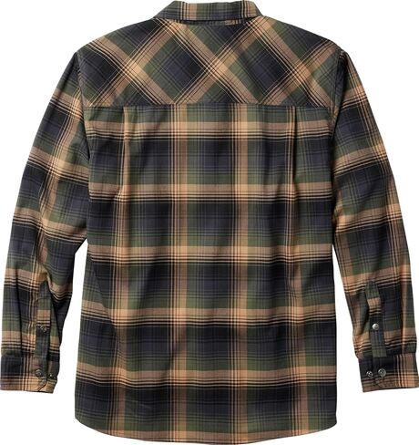 Legendary Whitetails Men's Performance Stretch Plaid Flannel Long Sleeve Snap Down Shirt Moisture Wicking Quick Dry in Saudi Arabia