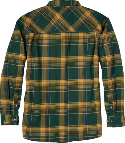 Legendary Whitetails Men's Performance Stretch Plaid Flannel Long Sleeve Snap Down Shirt Moisture Wicking Quick Dry in Saudi Arabia