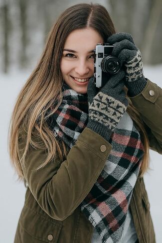 Gamboa Alpaca Wool Gloves for Women Winter Knit Mittens for Womens in Saudi Arabia