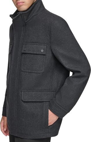 ANDREW MARC Men's Wool Coat-Mid and Full Length in Saudi Arabia