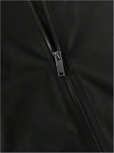 Men's Letter Printed Long Sleeve Bomber Jackets Zip Up Outerwear Coats in Kuwait