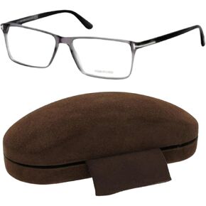 Tom Ford FT5408 Geometric Shape Eyeglass Frame + Bundle With eSHADES Eyewear Cleaning Kit
