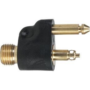 Scepter 04075 Yamaha Brass Male Tank Fitting - 1/4" NPT, Black