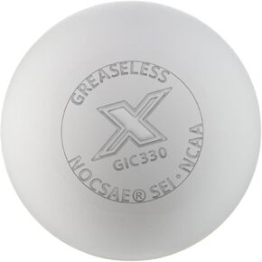 كرات لاكروس X بدون دهون من Guardian Innovations، 20 عبوة، بيضاء - الكرة الرسمية لبطولات الرابطة الوطنية لرياضة الجامعات (NCAA) - تلبي معايير NOCSAE ومعتمدة من SEI/NCAA/NFHS