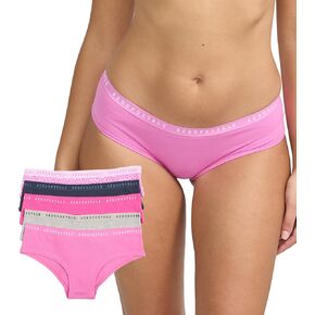 Aeropostale Women's 5-Pack Cheeky Hipster Panties