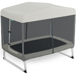 ترامبولين SKYWALKER TRAMPOLINES مقاس 6 × 4 أقدام داخلي وخارجي صغير للأطفال والأطفال الصغار مع غلاف شبكي، إطار فولاذي متين، بطانة أمان تصل إلى 200 رطل (Winnie The Pooh، Eeyore)