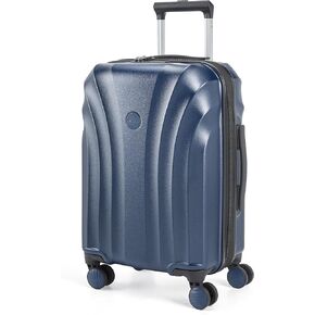 BAGSMART Carry On Luggage 22x14x9 Airline Approved with TSA Lock, Expandable Hard Shell Suitcase with Spinner Wheels, Lightweight 20 Inch Travel Rolling Carry-On Luggage, Off White