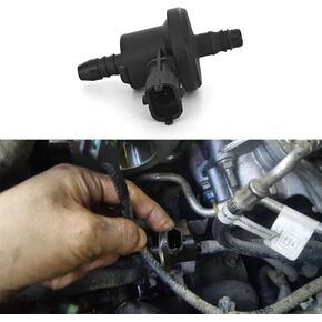 Vapor Canister Purge Valve, Purge Valve Solenoid Connector Compatible with FORD Fiesta 2014-2019 1.6L, Focus 2.0L 2.3L Escape ​2.0L, Replaces #BV61-9G866-AA, 0280142500, BV619G866AA