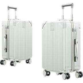 20 Inch Carry on Luggage Carry-on with Cup Holder & USB Port, Hardside Smart Luggage with Airline Approved TSA Lock, Lightweight carryon luggage 22 x 14 x 9 airline approved 360° Spinner Double Wheels