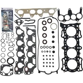 Partsflow Head Gasket Set For ACURA CL 1998-1999 For HONDA ACCORD 1998-2002 For HONDA ODYSSEY 1998 For ISUZU OASIS 1998-1999 2.3L (16 VALVE), ENG. CODE "F23A1, F23A4, F23A5, F23A7" OE#HS4010,HS26155PT