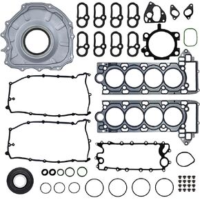 LR105293 LR105294 مجموعة حشية رأس أسطوانة المحرك متوافقة مع 2010-2016 JAGUAR XJ XF/XFR-S لعام 2010-2020 LAND ROVER LR4 ROVER 5.0L V8 استبدال#AJ813952