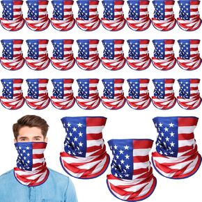 Eurzom American American Fold Cooling Neck Gaiter Memorial Day Cover Cover Mask Face Face Mask 4th July Mask for Men Women in Kuwait