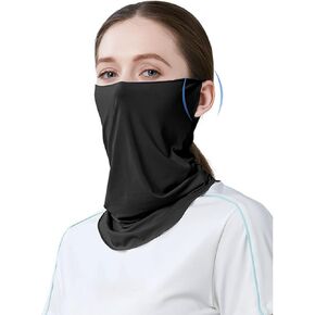 VAJOOCLL Faraday Gaiter Effective Shielding Fluctuation Shields Cellular, WiFi,Scarf Scarf Protect Brain, Face and Neck (Black) (Faraday Gaiter-B)