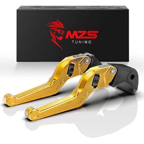 MZS أسود دراجة نارية دواسة فرامل عتلات عجلة الأسطوانة قابل للتعديل قصيرة CNC ME-2968 متوافق مع CBR600RR CBR 600RR 2003-2006 | CBR954RR CBR 954RR 2002-2003
