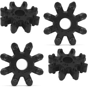 4pcs استبدال مقرنة التوجيه السوداء المرنة ، 56315-2K000ffff من نايلون Pad Plasy Ruit ، محرك عمود التوجيه المقترن متوافق مع Hyundai و KIA ، توجيه باور
