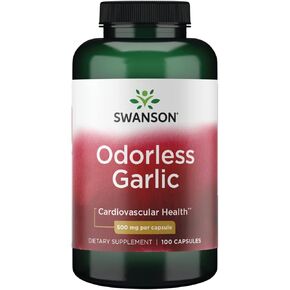 Swanson Best Garlic Odor-Cont 500 MG 100 Cap