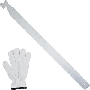20.67in Slim Jim Tool للمركبات ، أداة السيارات الاحترافية الفولاذ المقاوم للصدأ ، قفازات الوقاية من إصابة أدوات الطوارئ