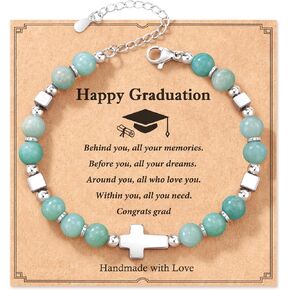 Shonyin Adjustable 2025 Graduation Gifts for Girls, Faith Cross Graduation Gifts for 5th 8th Grad College High School Graduate Girl