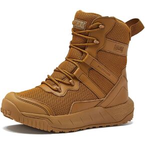 MAGNUM Men's Bragg Waterproof Tactical Boots for Men, Mens Military Hiking Boots, Breathable Light Weight Work Boots for Men