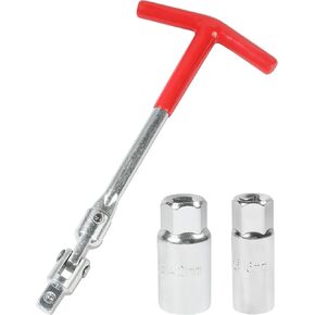 Spark Plug Socket,Spark Plug Wrench,Car Accessories 5/8 Inch (16 mm) and 13/16 Inch (21 mm) Spark Plug Socket,Spark Plug Removal Tool for Motorcycles, Lawn Mowers and Small Motor Vehicles