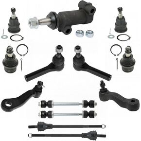 TRQ Front Steering and Suspension Ball Coint Idler Arm Arm Arm Bracket Armbly Pitman Arm Arm Sway Bar Bar Rink Tie Rod مع Chevrolet GMC