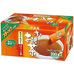 itoen oi ocha اليابانية الشاي الأخضر hojicha (شاي روزاست) مسحوق 100pcs